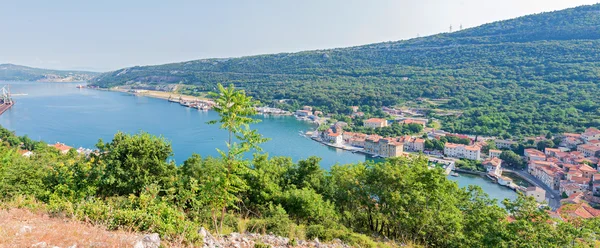 Vista panorámica aérea al puerto de Croacia —  Fotos de Stock