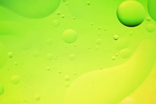 Colorful abstract background with oil drops on water — Stock Photo, Image