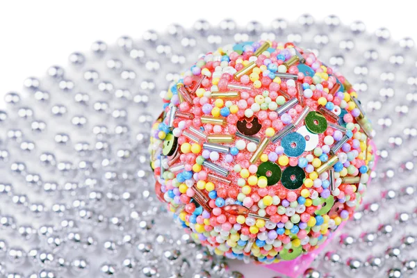 Multicolored christmas ball — Stock Photo, Image