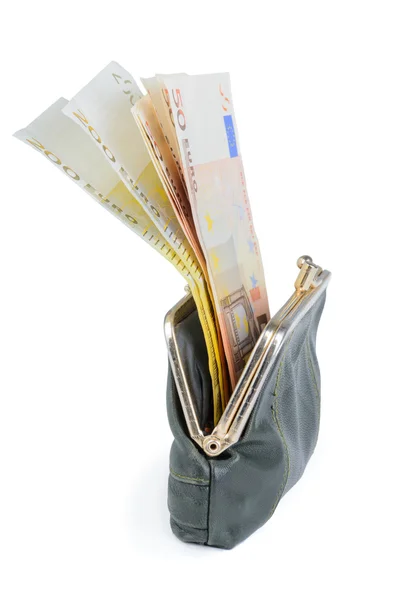 Full wallet on a white background — Stock Photo, Image