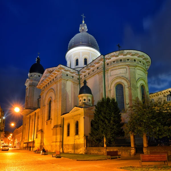 Kirche der Verklärung in Lwiw — Stockfoto