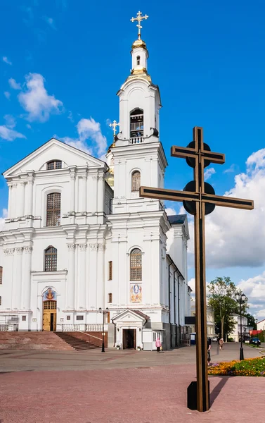 Catedral de la Santa Asunción, Vitebsk, Bielorrusia — Foto de Stock