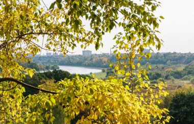 Fort Demyanova görünümünden Moskova'ya. Kolomenskoye park