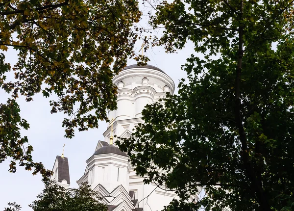 Utfärda utegångsförbud för Dyakovo kyrkan på museum-reserve "Kolomenskoye". Moskva — Stockfoto