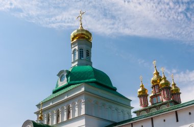 Kutsal Üçlü St Sergius Lavra görünümünü. Sergiev Posad, Mosco