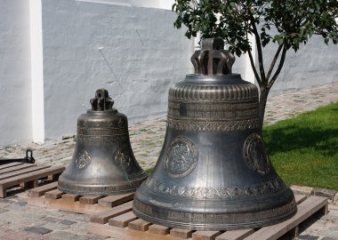 Bells. Holy Trinity St. Sergius Lavra. Sergiev Posad, Moscow region.