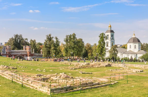 Il territorio del museo-riserva "Tsaritsyno". Mosca — Foto Stock