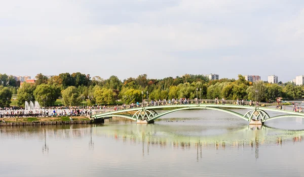 Footbridge in the Tsaritsyno State Museum. Moscow — Stock Photo, Image