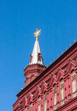 Moskova. Tarih Müzesi ve cephe detay