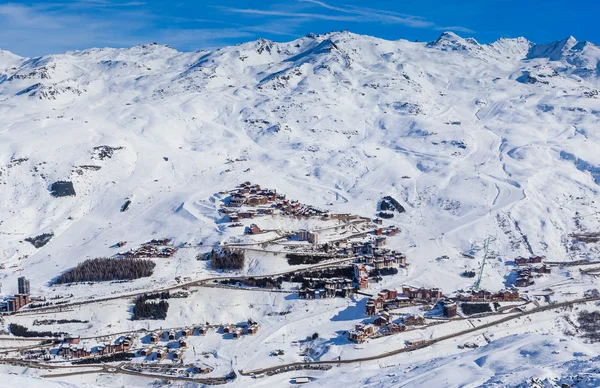 Estación de esquí Val Thorens. Pueblo de Les Menuires. Francia —  Fotos de Stock
