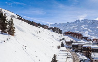 Val Thorens vadinin eteklerinde dağ evi. Kayak Merkezi Val 