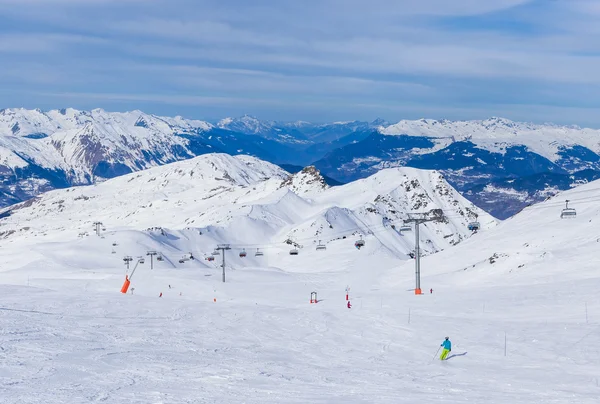 Val Thorens Vadi Manzaralı. Fransa