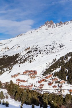 Meribel Kayak Merkezi, köy Meribel-Mottaret (1750 m). Fransa