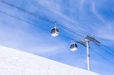 Kabin teleferik Kayak Merkezi Meribel, Fransa
