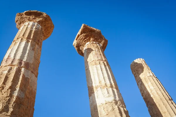 Ercole temple in the Valley of the Temples.  Agrigento. Sicily — Stock Photo, Image