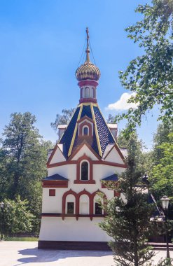 Talezh 'deki Aziz Davut' un Kutsal Baharı 'nda Tanrı' nın Annesi 'nin ikonu 