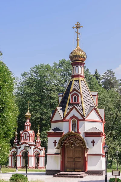 Chapel Belfry Holy Spring David Village Talezh Moscow Region Russia — Stock Photo, Image