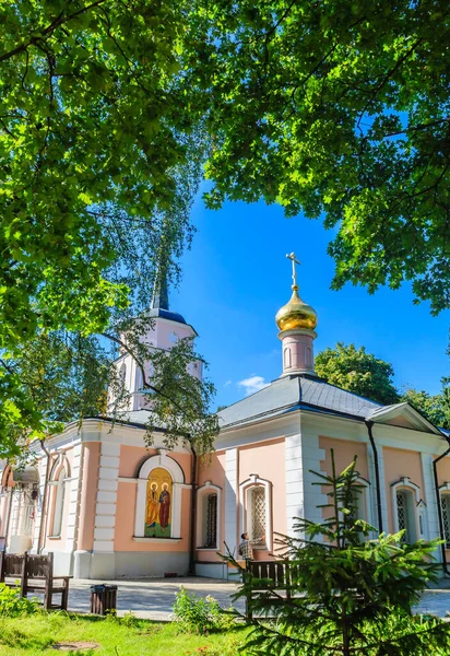 Εκκλησία Της Παρέμβασης Της Ευλογημένης Παρθένου Μαρίας Στο Ποκροβσκό Στρεσνέβο — Φωτογραφία Αρχείου