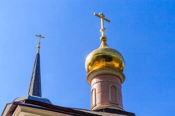 Iglesia Intercesión Virgen María Pokrovskoe Streshnevo Moscú Rusia — Foto de Stock