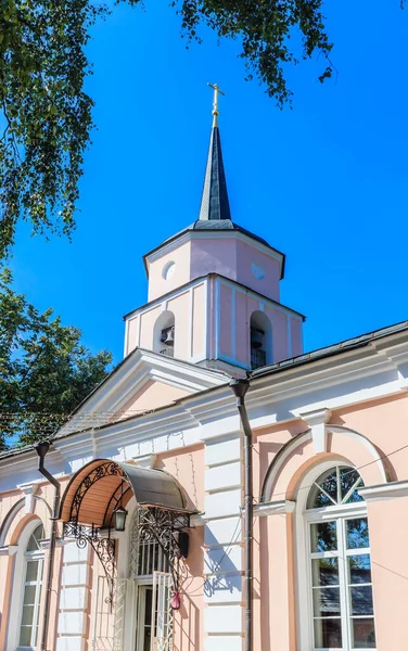 Kostel Přímluvy Požehnané Panny Marie Pokrovskoe Streshnevo Moskvě Rusko — Stock fotografie