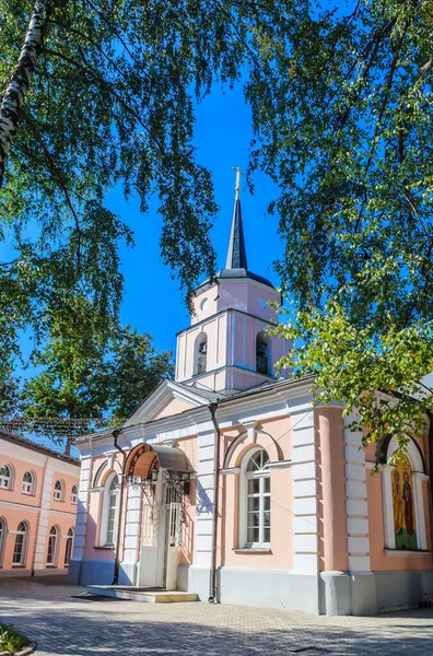 Kerk Van Voorspraak Van Gezegende Maagd Maria Pokrovskoe Streshnevo Moskou — Stockfoto