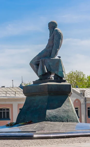 Monumento Dostoiévski Moscovo Rússia — Fotografia de Stock