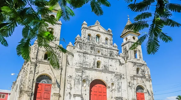 Церковь Феллесия Гвадалупе Построенная 1624 1626 Годах Гранада Никарагуа Центральная — стоковое фото