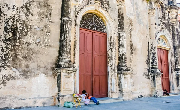 Церковь Мерсед Построенная 1534 Году Холодном Городе Гранада Никарагуа Центральная — стоковое фото