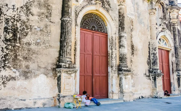 Merced Church Dating 1534 Colonial City Granada Nicaragua Central America — Stock Photo, Image