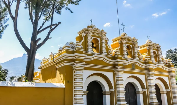 Входные Ворота Часовни Эль Кальварио Антигуа Гватемала — стоковое фото