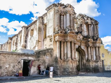 El Carmen harabesi, Antigua, UNESCO Dünya Mirası Sitesi, Guatemala, Orta Amerika