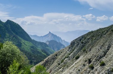 Rusya, Dağıstan, Dağ manzarası. Gunib alanı 