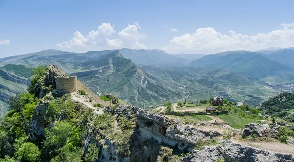 Gunibsky Kalesi Koruyucu Duvar Gunib Kapıları Rusya Dağıstan Cumhuriyeti — Stok fotoğraf