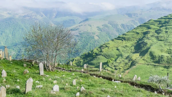 Cimitero Kubachi Daghestan — Foto Stock