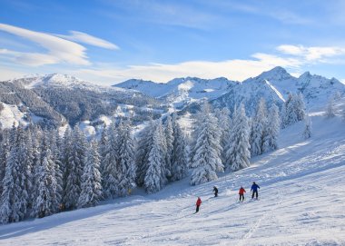 Ski resort schladming. Avusturya