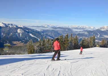 Ski resort schladming. Avusturya