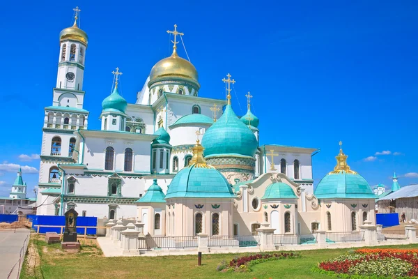 Wielkie klasztory Rosji. Nowy klasztor w Jerozolimie, Istra. — Zdjęcie stockowe