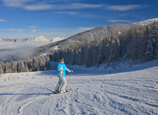 Σκι resort schladming. Αυστρία — Φωτογραφία Αρχείου