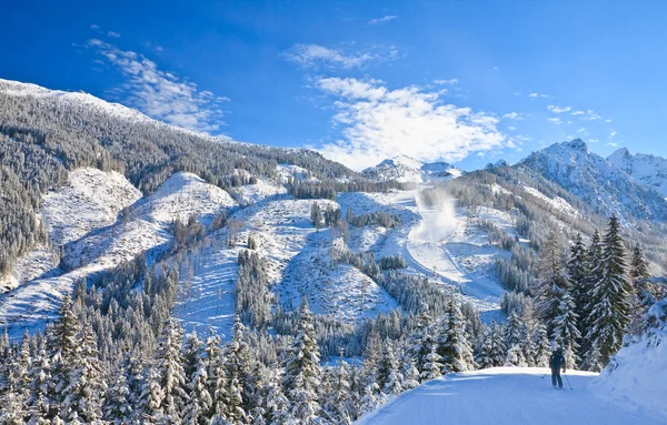 Ośrodek narciarski schladming. Austria — Zdjęcie stockowe