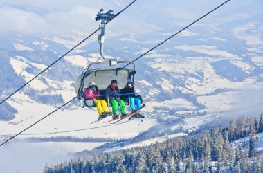 telesiyej. Ski resort schladming. Avusturya