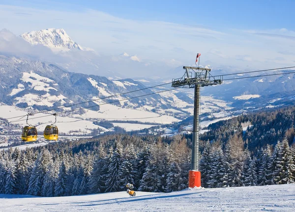 Sí resort schladming. Ausztria — Stock Fotó