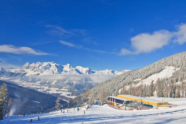 Sí resort schladming. Ausztria — Stock Fotó