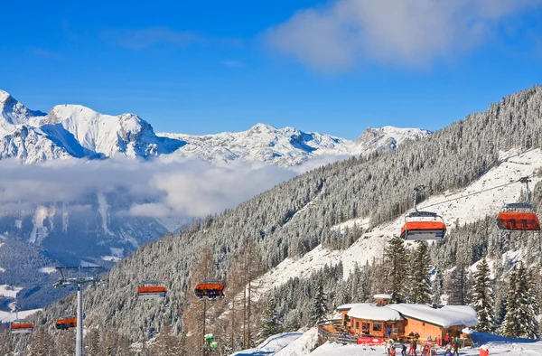 Ski resort Schladming . Austria — Stock Photo, Image