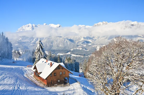 Гірськолижний курорт Schladming. Австрія — стокове фото