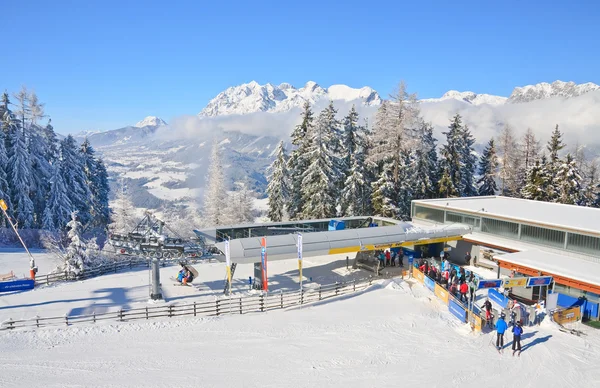 Ski resort schladming. Avusturya — Stok fotoğraf