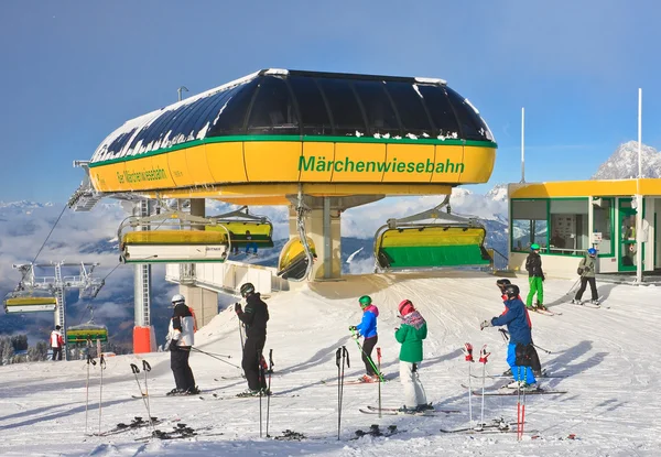 Skigebied Schladming. Oostenrijk — Stockfoto