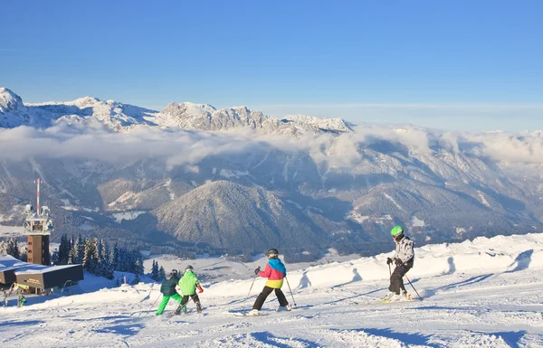 Σκι resort schladming. Αυστρία — Φωτογραφία Αρχείου