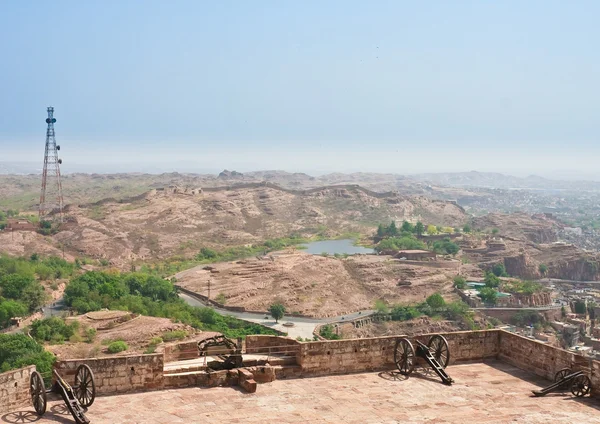 Jodhpur - a kék város. Rajasthan, India — Stock Fotó