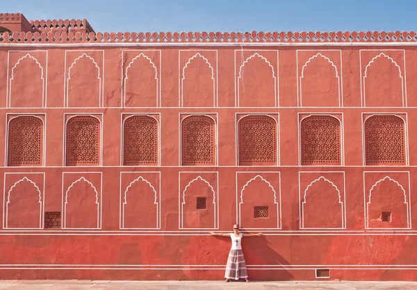 Detalle del Palacio de la Ciudad. Jaipur. — Foto de Stock