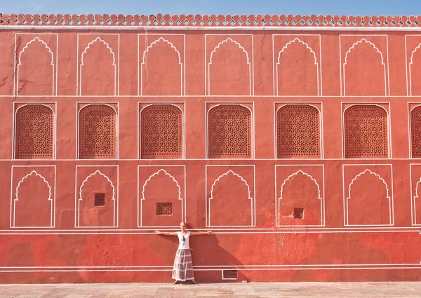 Detalle del Palacio de la Ciudad. Jaipur. — Foto de Stock